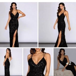 Black Ball Gown/ Evening dress /Prom Dress